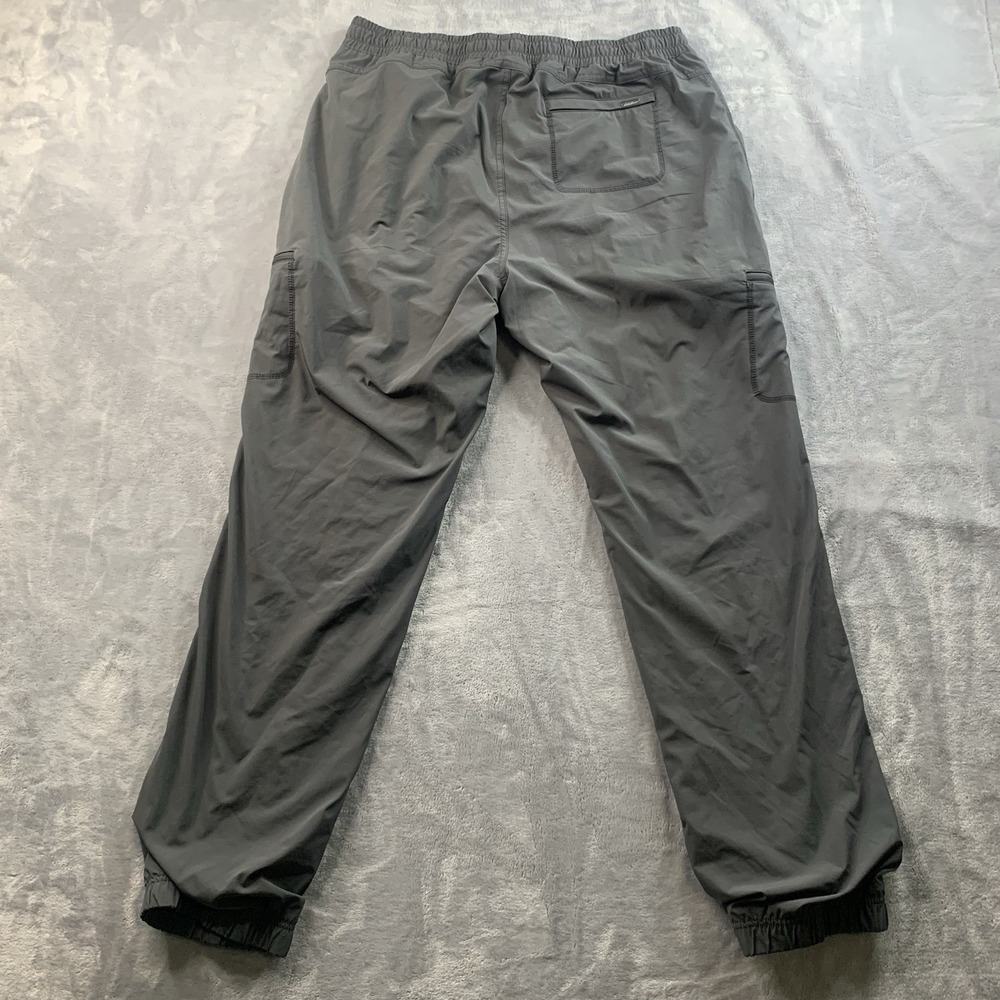 Eddie Bauer Polar Fleece‎ Lined Tech Pants Women's 14 Gray Cargo Warm Hiking - Picture 10 of 12